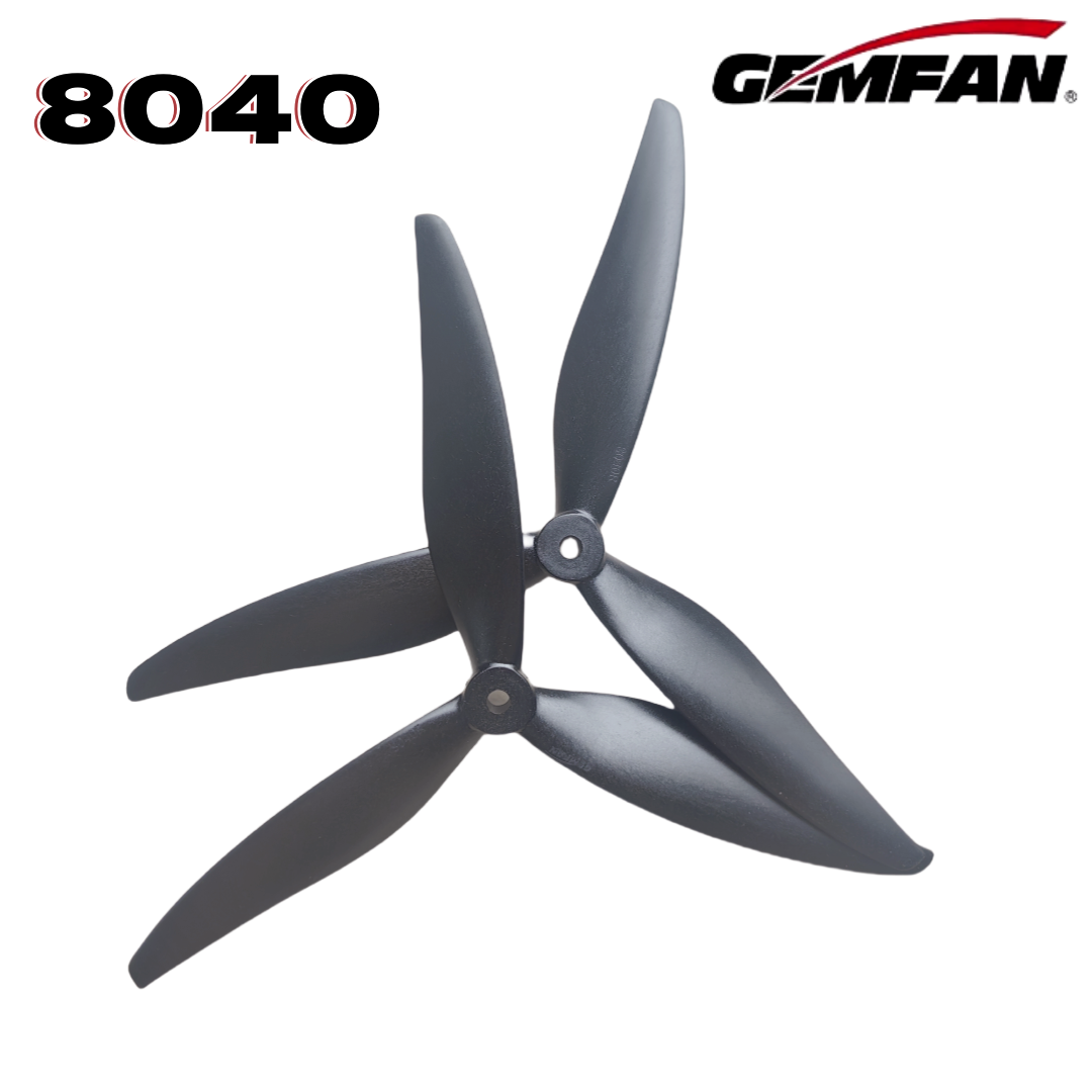 Drone With Rc 2 - Gemfan 8040 8X4X3 3-blade 8-inch Propeller