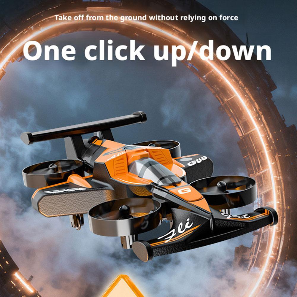 Rc Drone And Flying Car - 2-in-1 RC Flying Stunt Car &
