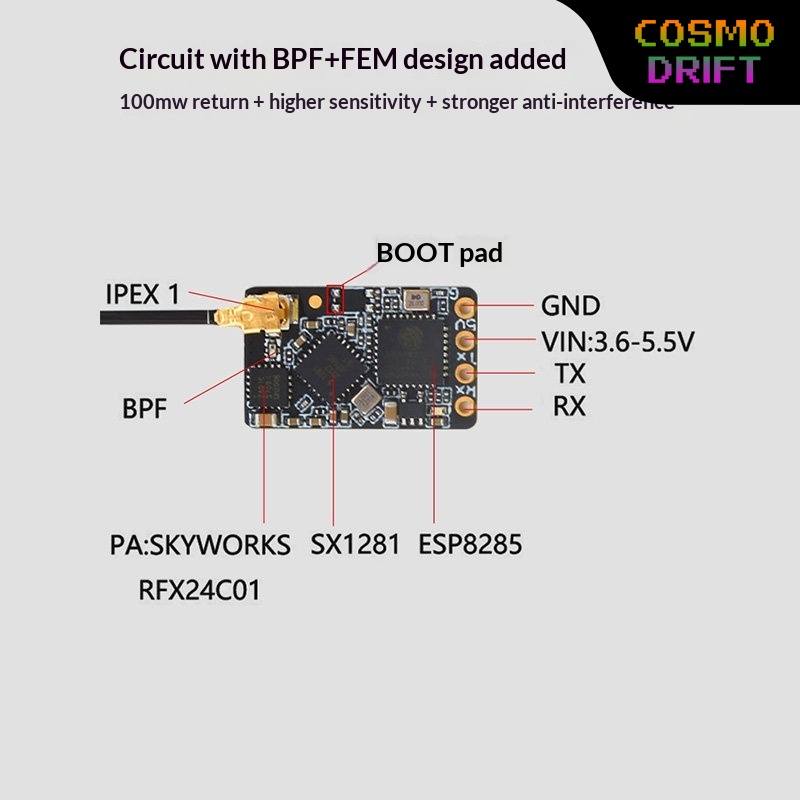 Drone With Rc 2 - Hot BAYCK Expresslrs Elrs Receiver 2
