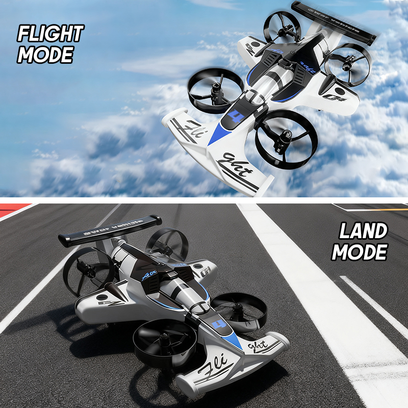 Rc Drone And Flying Car - 2in1 Mini Drone Air-Ground Flying Car