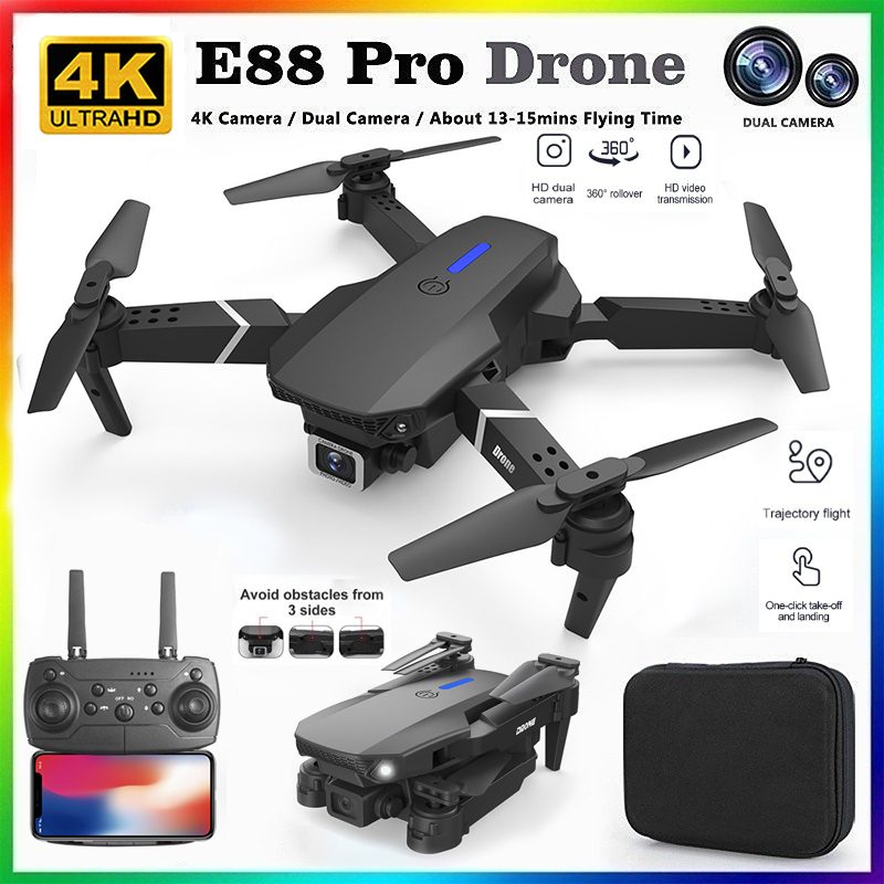 2026 NEW E88 Professional HD 4 - Drone Rc Foldable recension och pris