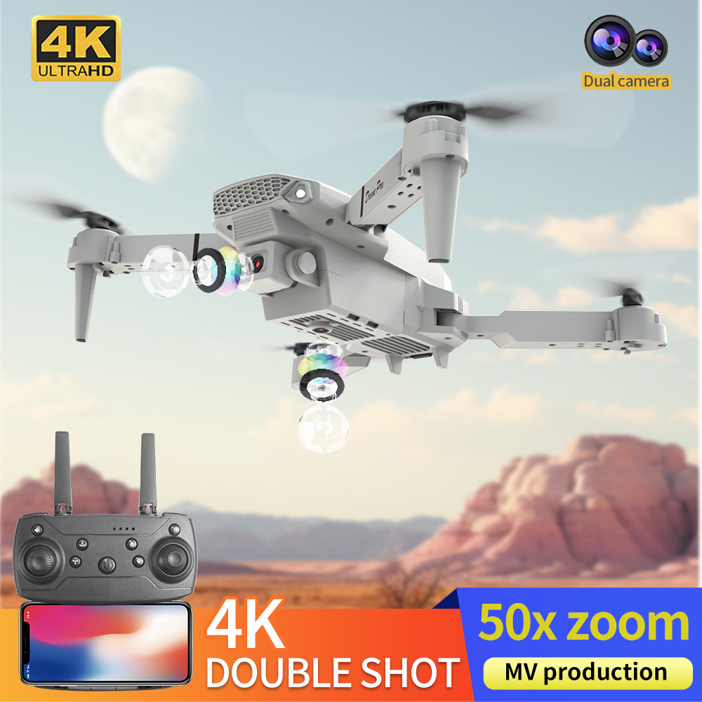 2026 NEW E88 Professional HD 4 - Drone Rc Foldable recension och pris