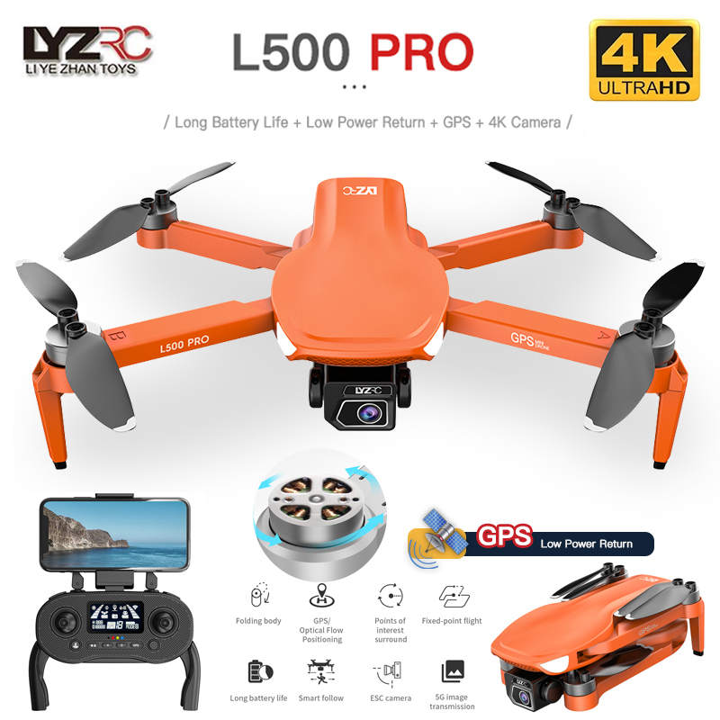 L500 PRO GPS Drone 4K Profesio - Drone Rc Team City recension och pris