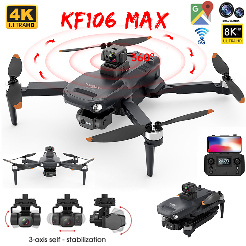 2022 NEW KF106 Max Drone 8K Pr - Drone Rc Team City recension och pris