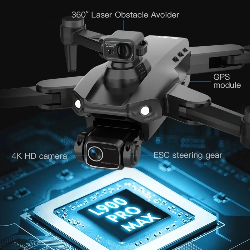 L900 Pro MAX GPS Drone 4K Prof - Drone Rc Team City recension och pris