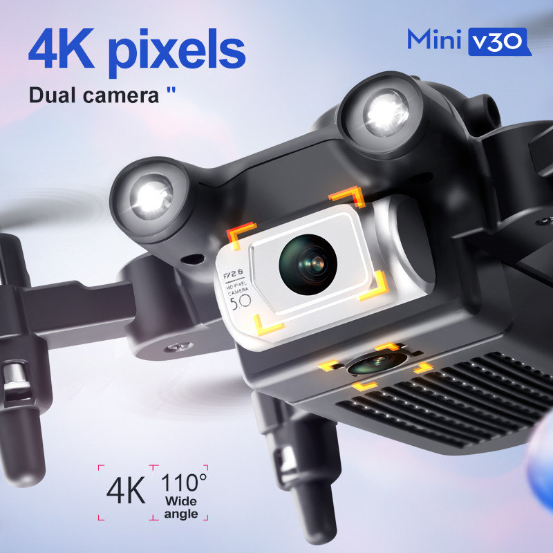 Mini V30 WiFi FPV Drone With 4 - Drone Kf Rc recension och pris