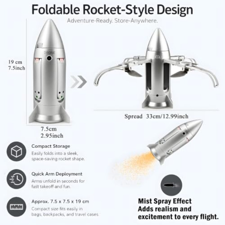 Outdoor RC rocket drone for ki - Drone Rc Foldable recension och pris