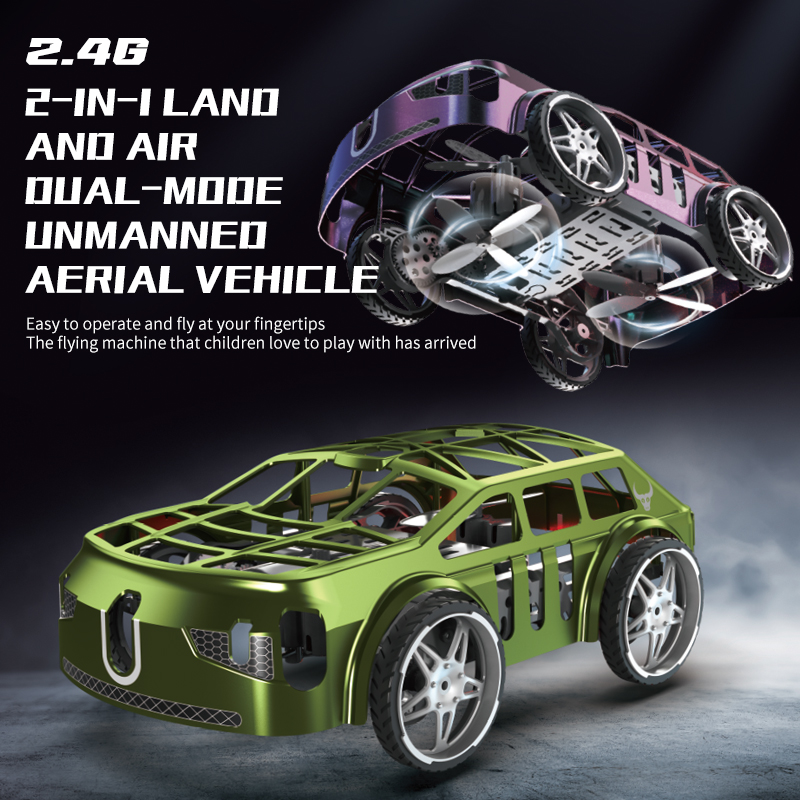 RC Drone 2 In 1 Air-Ground Fly - Rc Drone And Flying Car recension och pris