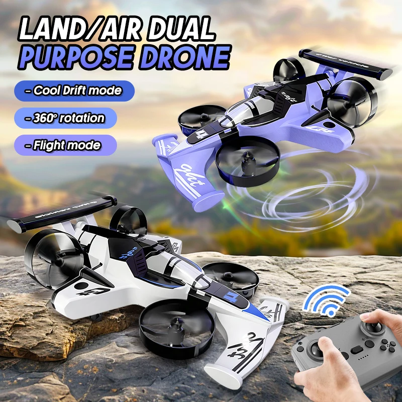 2 IN 1 Remote Control Quadcopt - Rc Drone And Flying Car recension och pris