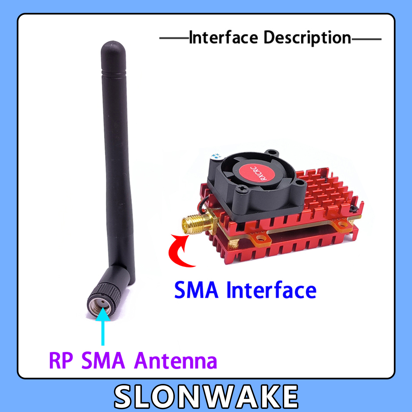 SLONWAKE 5.8G 2W VTX FPV 1800T - Drone Kf Rc recension och pris