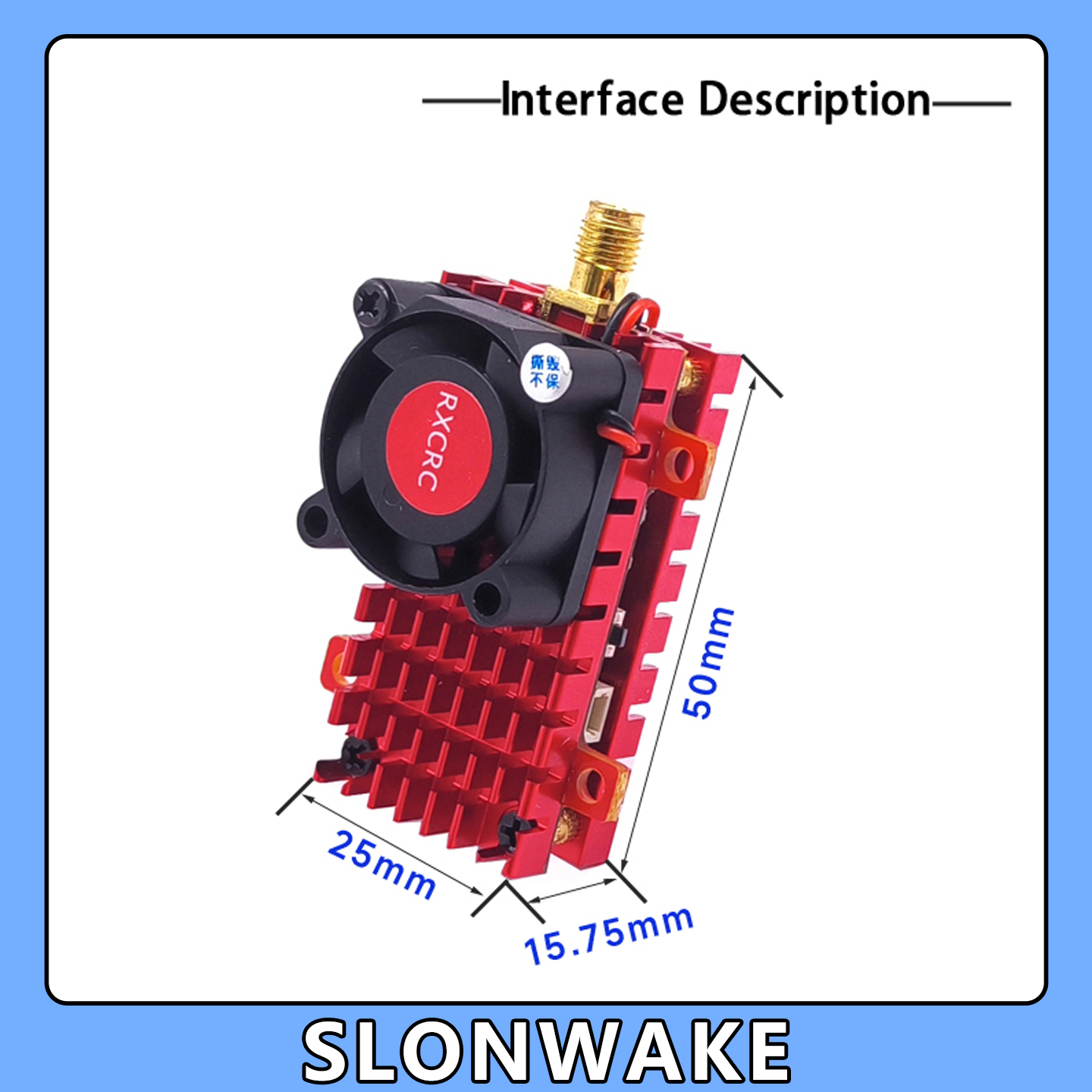 SLONWAKE 5.8G 2W VTX FPV 1800T - Drone Kf Rc recension och pris
