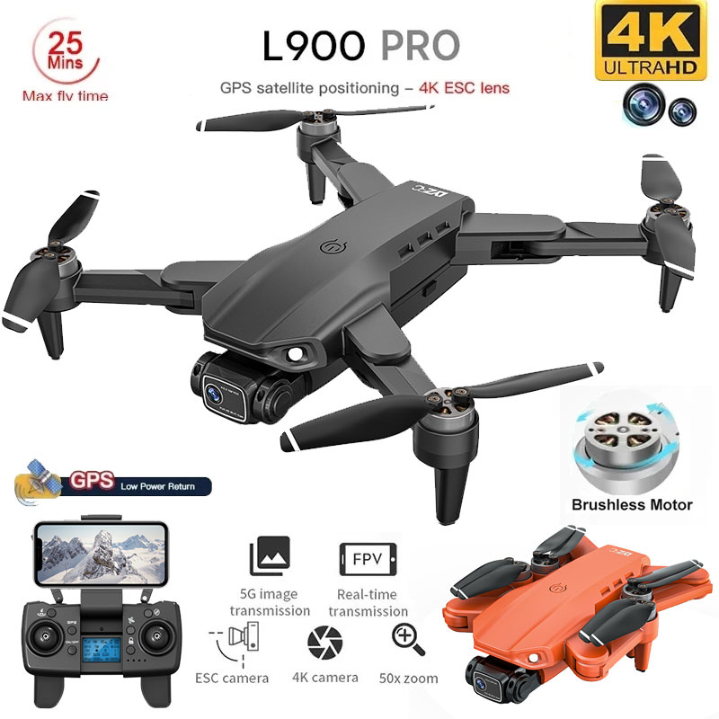 L900 Pro GPS Drone 4K Professi - Drone Rc Team City recension och pris