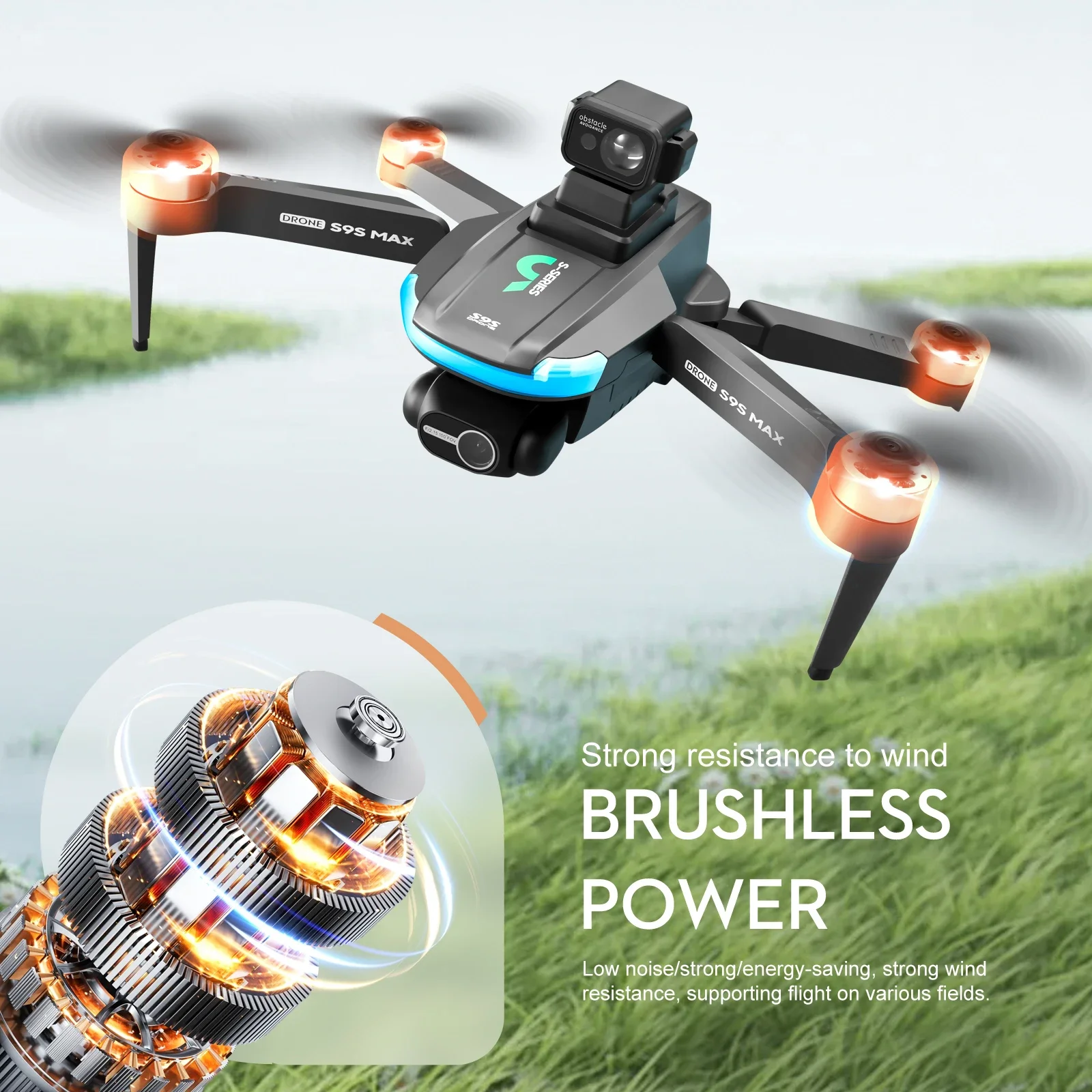 NEW S9S MAX MINI Drone 4K 2-Ax - Drone Kf Rc recension och pris
