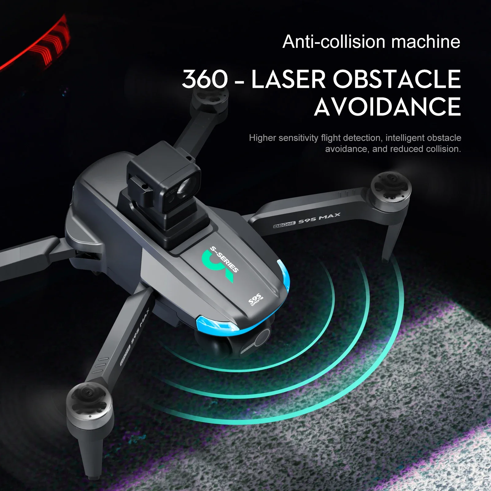 NEW S9S MAX MINI Drone 4K 2-Ax - Drone Kf Rc recension och pris