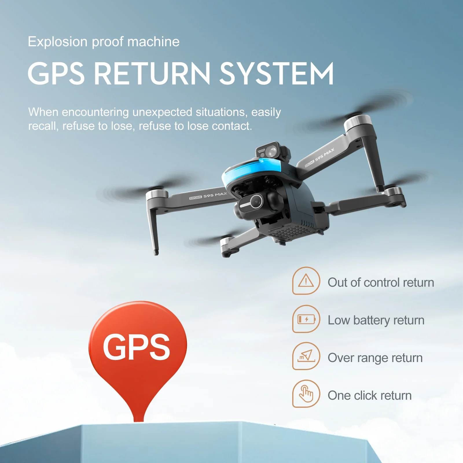 NEW S9S MAX MINI Drone 4K 2-Ax - Drone Kf Rc recension och pris