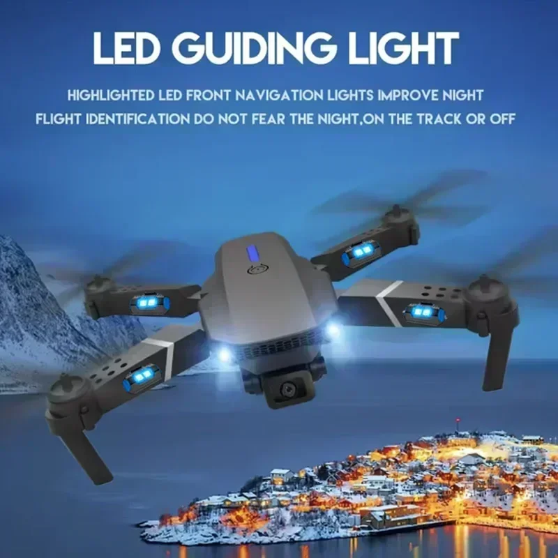E88 Pro WIFI FPV Drone Wide An - Drone Rc Foldable recension och pris