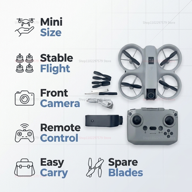 Mini Drone with 8K HD Camera F - Drone Rc Foldable recension och pris