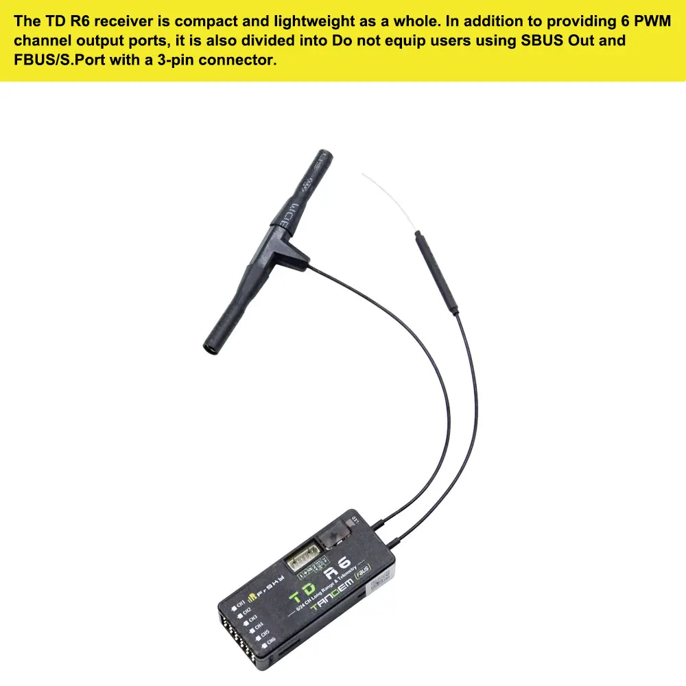 FrSky TD R6 2.4G/900MHz Dual F - Frsky Receiver Module recension och pris