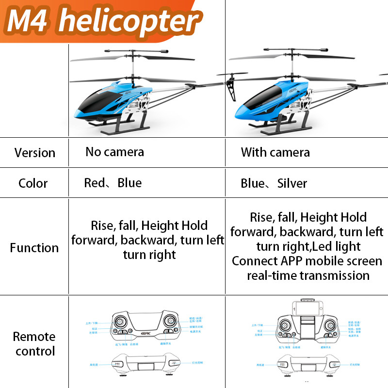 M4 Large Rc Helicopter Remote  - Drone Rc Team City recension och pris