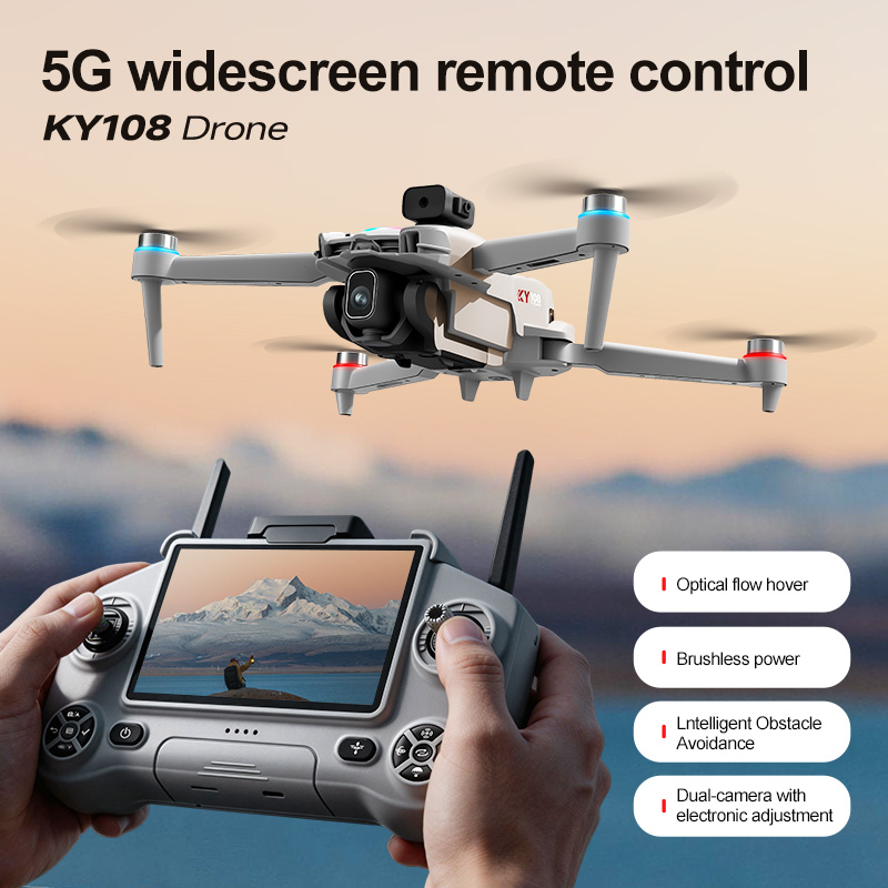 2026 New KY108 Drone With 8K C - Drone Rc Foldable recension och pris