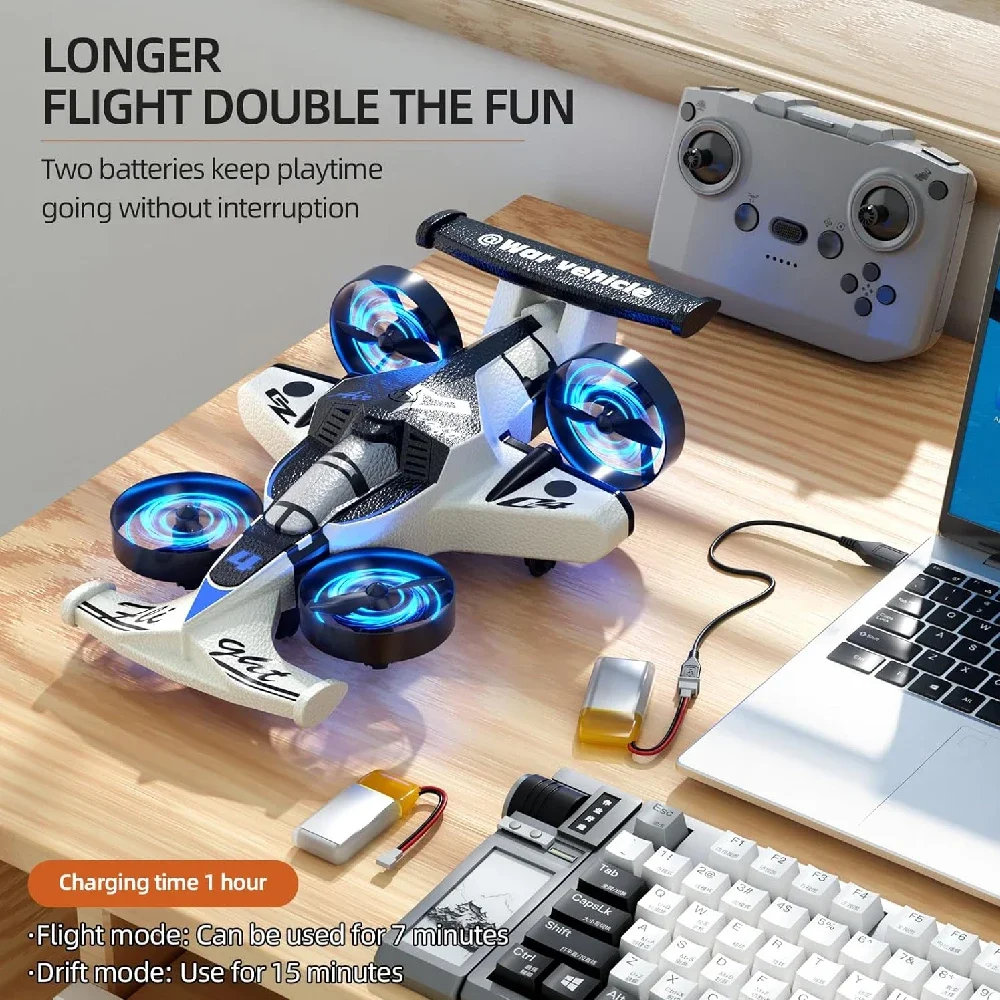 2 in 1 RC Flying Drone Car Dua - Rc Drone And Flying Car recension och pris